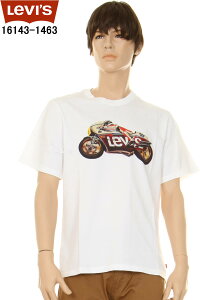 Levi's T-SHIRTS 16143-1463 �����b�N�X�t�B�b�g �O���t�B�b�N T�V���c �z���C�g ���[�o�C�XT�V���c ���[�o�C�X�N���[�l�b�N�ylevis ���[�o�C�X ����t�V���c �V���[�g�X���[�u �t�����g�v�����g �O��