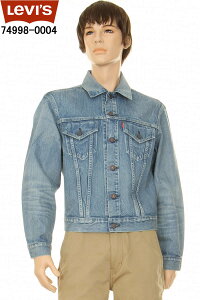 LEVI'S 74998-0004 VINTAGE CLOTHING 1961 TYPEIII 557 �g���b�J�[�W���P�b�g �~�f�B�A���C���f�B�S�ylevis 1961 ���[�o�C�X���B���e�[�W 749980004 �����YG�W���� �W���P�b�g �f�j���W���P�b�g �V�i�z