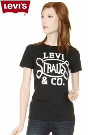 Levi's ladies T-SHIRTS 117500 LEVI STRAUS & CO ロゴ Tシャツ グラフィックTシャツ リーバイス Tシャツ【levis リーバイス レディース 半袖tシャツ ショートスリーブ 半袖 tシャツ リーバイスロゴtシャツ 新品】