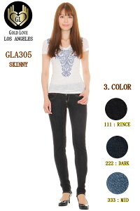 GOLD LOVE LOS ANGELES SKINNY GLA305 ���r ���K �X�L�j�[�X�����W�[���Y GMH305-111-222-333 �_�[�N �~�b�h �����X �c�o�L�I�C���y�V���i �S�[���h���u ���㖳�� �������� ���r ���K ���� �X�L�j�[ �W�[���Y 