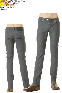 �y�󂠂�zNY���菤�i Naked&Famous 012321 SKINNY GUY GLOW�l�C�L�b�h �A���h �t�F�C�}�X �X�L�j�[�K�C �O���[�X�g���b�`�f�j���yNaked & Famous Denim Glow Stratch Denim Jeans �l�[�L�b�h���t�F�C�}�X �j���[��