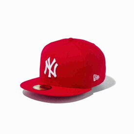 59FIFTY ニューヨーク・ヤンキース スカーレット × ホワイト 【NEW ERA CAP ニューエラ キャップ】