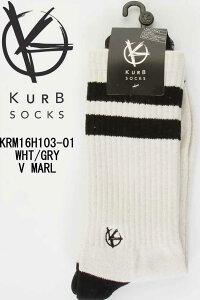 KURB SOCKS KRM16H103-01 WHT/GRY V MARL \bNX 1P XP{[\bNX XP[h{[h O[×ubN 1yKurb Socks X|[ct@bV \bNX XP[g{[h t@bV C  Viz