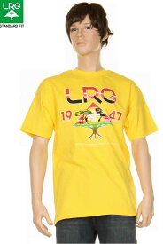 LRG エルアールジー STANDARD FIT T-SHIRTS イエロー Tシャツ LRG メンズ スケーター ストリート メンズ lrg tシャツ【LRG lrg エルアールジー Tシャツ イエロー LRG メンズ カジュアルtシャツ メンズトップス ブランド 新品】
