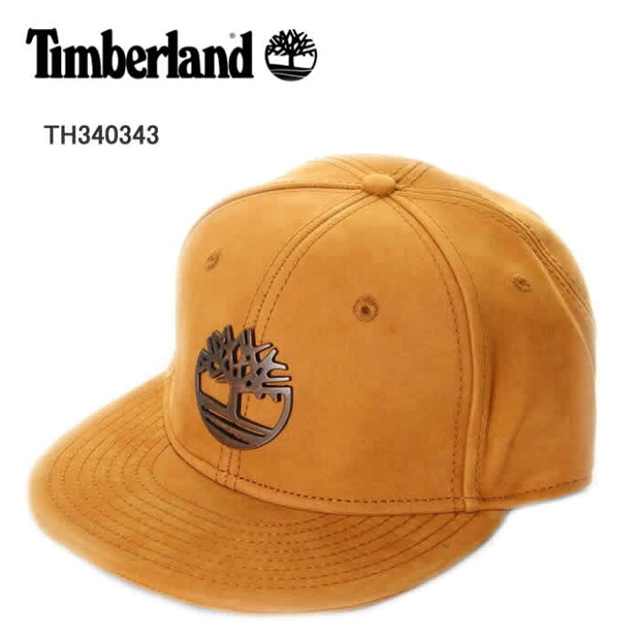 楽天市場】Timber Land 6PANEL FLAT BRIM CAP TH340343 レザー 