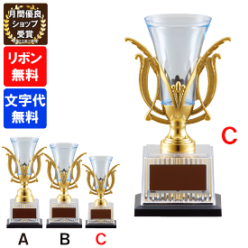★楽天1位★ 優勝カップ　FC-164C 高さ19cm【文字代無料】樹脂製　トロフィー　卒団　卒業　記念品　ゴルフ　サッカー　野球 FB-164C
