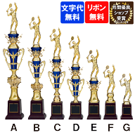 ★楽天1位★ 樹脂製　トロフィー T-3918　Aサイズ～Gサイズ　【文字代無料】ゴールドシャチ　優勝カップ…