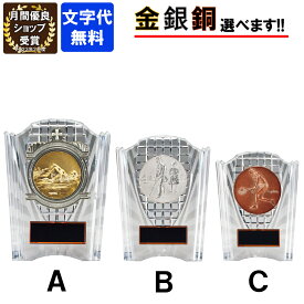 ★楽天1位★ 樹脂製タテ　KV-5438Aサイズ～Cサイズ　高さ17.5cm～13.5cm【文字代無料】ゴールドシャチ　金　銀　銅卒業　卒団　記念品　野球　サッカー　ゴルフ　アクリル製　盾　楯