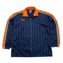 楽天市場】puma ジャージ オレンジ ネイビーの通販