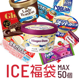 これまでに5万個以上売れた 超お買い得 アイスクリーム福袋 合計40〜50個入り (中身は当店お任せ) アイスクリーム アイス 福袋 詰め合わせ 大容量 訳あり 　fukubukuro お歳暮 冬ギフト