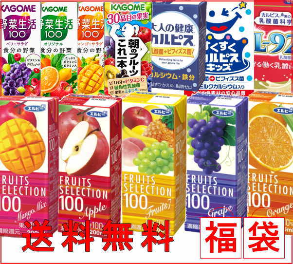 中身は当店におまかせ☆ SALE 104%OFF 紙パックドリンク福袋 ビタミン 最新のデザイン