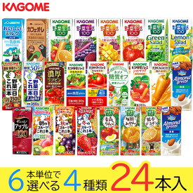 野菜ジュース 野菜生活 カゴメ 24本 25種類から4種類も選べる福袋♪(4種類×6本) お歳暮 冬ギフト