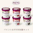 アイスクリーム ハーゲンダッツ アイスクリーム・パイント（473ml) おすすめ6個セット オフィス 備蓄 hd お歳暮 冬ギフト