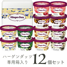 母の日 まだ間に合います！　ハーゲンダッツ アイスクリーム ギフト ミニカップ（110ml) おすすめ12個セット