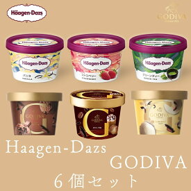 ハーゲンダッツ ゴディバ ミニカップ カップアイス アイスクリーム 人気フレーバー詰め合わせ6個セット