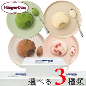 ハーゲンダッツ業務用2L 3個入り 4種類から3種類選べる バニラ グリーンティー ストロベリー ミルクチョコレート 大容量 kcou