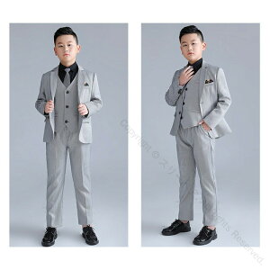 部分在庫処分 男の子 卒業式 スーツ b体 大きいサイズ ゆったり 小学生 ぽっちゃり 黒 グレー ネクタイ付き 結婚式 七五三 フォーマル こどもスーツ キッズ ジュニア 韓国 130 140 150 160 170 180cm