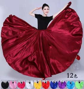 �_���X�X�J�[�g �傫�ȍL���鐞360° 540° 720�x�W�J �����O�� 70cm 80cm 85cm 90cm �S12�F �G���K���g�ȃt���_���X ���_���_���X �o���G �X�J�[�g �Ќ��_���X �ÓT���x ���ؖ����_���X ���b�X���� ��