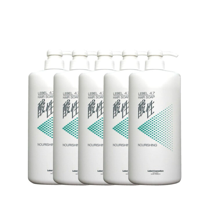 楽天市場】【 5個セット 】 LebeL ルベル 4.7酸性ヘアソープ 
