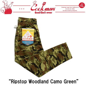 [ NbN} COOKMAN VFtpc Ripstop Woodland Camo Green J O[  231-03818