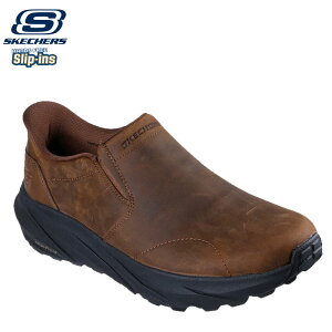 �������܂ܗ����� ���[ 25FW �X�P�b�`���[�Y SKECHERS �X���b�v�C���Y �X���b�|�� �O�b�h�C���[ �u���E�� �X�j�[�J�[ �����Y CONNER - RAYNE 205547-CDB