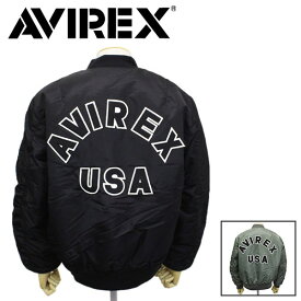 正規取扱店 AVIREX (アヴィレックス) 6102171 MA-1 COMMERCIALOGO エムエーワン コマーシャル ロゴ フライトジャケット 全2色