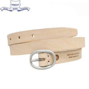 ���K�戵�X HERITAGE LEATHER CO.(�w���e�[�W���U�[) NO.7932 0.75inch Leather Belt (0.75�C���` ���U�[�x���g) Natural HL043