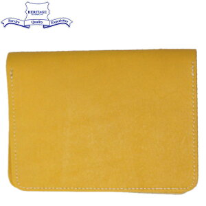 ���K�戵�X HERITAGE LEATHER CO.(�w���e�[�W���U�[) NO.7925 Passport Case (�p�X�|�[�g�P�[�X) Yellow HL195