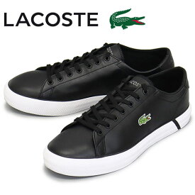 正規取扱店 LACOSTE (ラコステ) CM00141 GRIPSHOT BL 21 1 メンズ レザースニーカー 312 BLKxWHT LC266