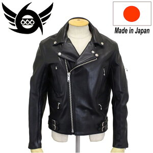 ���K�戵�X 666 LJM-4 U.K.HARDCORE RIDERS JACKET (U.K. �n�[�h�R�A ���C�_�[�X�W���P�b�g) ���{�� BLACK