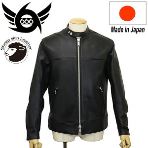 ���K�戵�X 666 LJM-21TF �^�C�g�t�B�b�g �}���_�����J���[ �Z���^�[�W�b�v �V�[�v�X�L�� ���U�[�W���P�b�g ���{�� BLACK