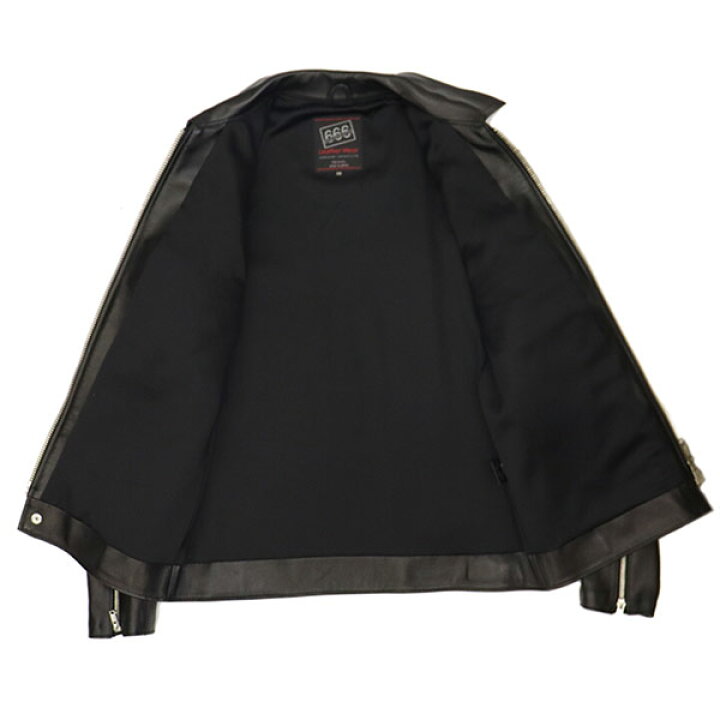 楽天市場】正規取扱店 666 LEATHER WEAR LJM-17TF タイトフィット 