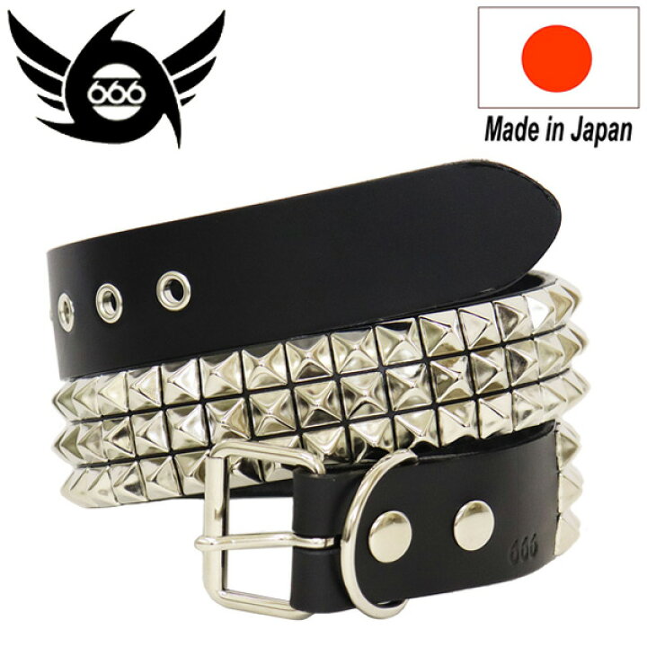 楽天市場】正規取扱店 666 Studded Gear スタッデッドギア 3連 