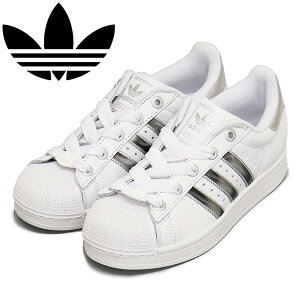 正規取扱店 adidas (アディダス) JR4233 SUPERSTAR II W スーパースター レディース スニーカー フットウェアホワイト/マットシルバー/コアブラック AD338