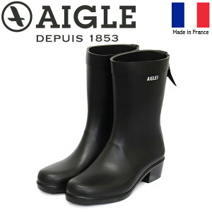 ���K�戵�X AIGLE (�G�[�O��) ZZFNB67 MYRICA MID ���f�B�[�X �~�b�h���o�[�u�[�c 001 NOIR AGL053