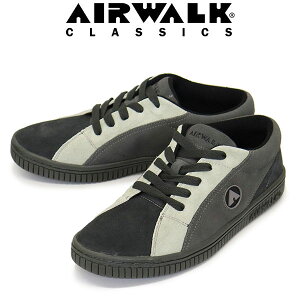 K戵X AIR WALK CLASSICS (GA[EH[N NVbNX) AWC1003 AIR WALK ONE Xj[J[ 350 GRAY AW007