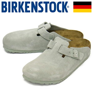 ���K�戵�X BIRKENSTOCK (�r���P���V���g�b�N) 1029212 BOSTON �{�X�g�� �X�G�[�h���U�[�T���_�� PURE SAGE ���M�����[�� BI398