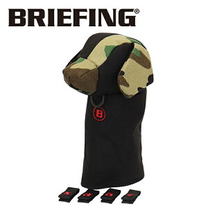 ���K�戵�X BRIEFING (�u���[�t�B���O) BRG251G68 DOGGY FAIRWAY WOOD COVER COMBI �h�M�[�t�F�A�E�F�C�E�b�h�J�o�[�R���r �w�b�h�J�o�[ 175BLACKxWOODLAND CAMO BR719