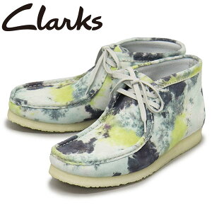 K戵X Clarks (N[NX) 26169726 Wallabee Boot r[u[c Y u[c TurquoiseTieDye CL079