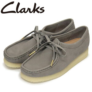 K戵X Clarks (N[NX) 26169921 Wallabee r[ fB[XV[Y Grey Nubuck CL075