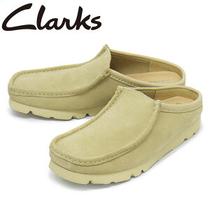 K戵X Clarks (N[NX) 26180444 Wallabee Slip r[ Xbv Y V[Y Maple Suede CL135
