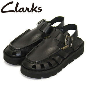 K戵X Clarks (N[NX) 26181022 Meare Buckle. A obN fB[XV[Y Black Leather CL138
