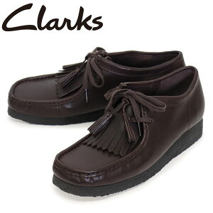 K戵X Clarks (N[NX) 26182787 Wallabee r[ YV[Y Purple Grape Leather CL142