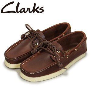 ���K�戵�X Clarks (�N���[�N�X) 26185687 Godney Boat. ���f�B�[�X�V���[�Y British Tan Lea CL161