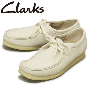 K戵X Clarks (N[NX) 26166299 Wallabee r[ YV[Y Off White Nuback CL058