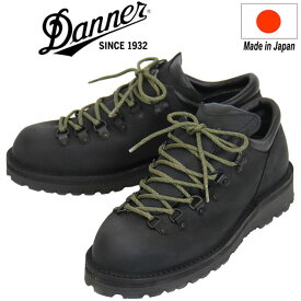 正規取扱店 Danner (ダナー) D214016 MOUNTAIN RIDGE LOW W/P マウンテンリッジロー ウォータープルーフ レザーブーツ Kolim Black 日本製