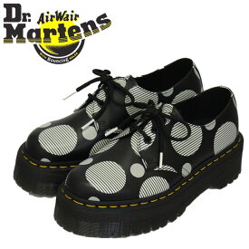 正規取扱店 Dr.Martens (ドクターマーチン) 26879009 1461 QUAD 3EYE レディース シューズ BLACK POLKA DOT