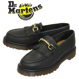 正規取扱店 Dr.Martens (ドクターマーチン) 30610001 ADRIAN SNAFFLE エイドリアン スナッフル ローファー レザーシューズ BLACK UK7-約26.0cm