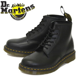 正規取扱店 Dr.Martens (ドクターマーチン) 26230001 101 YELLOW STITCH 6EYE イエローステッチ レザーブーツ BLACK