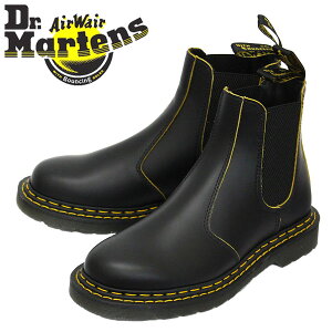 K戵X Dr.Martens (hN^[}[`) 27001032 2976 DOUBLE STITCH _uXXeb` `FV[ TChSA U[u[c BLACK x YELLOW